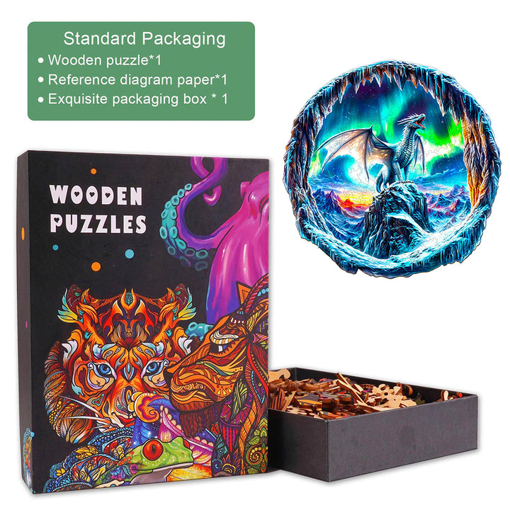 3D Aurora Dragon Wooden Jigsaw Puzzle