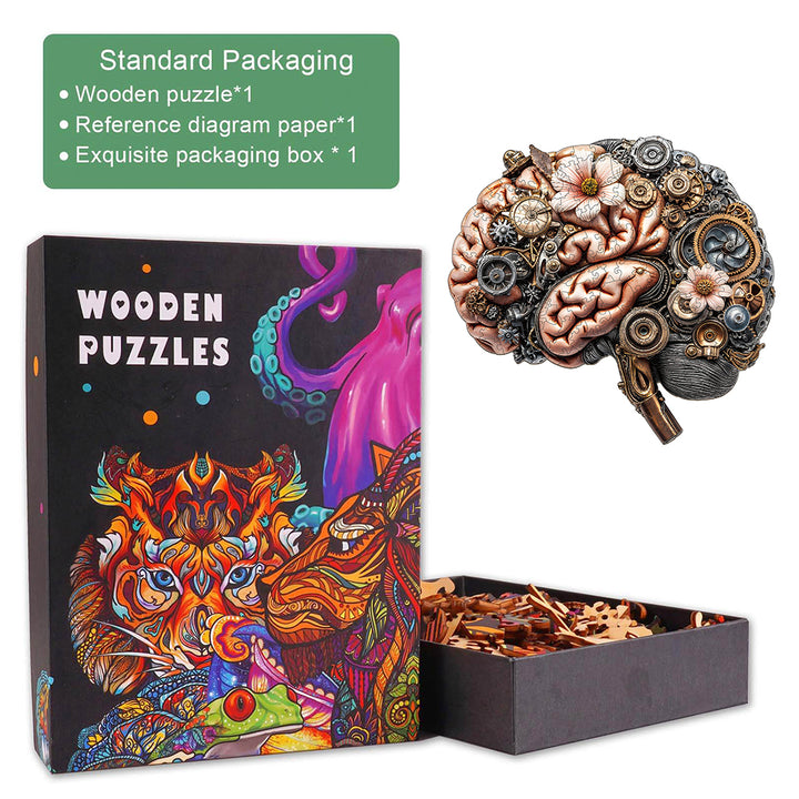 3D Mechanical Brainstem Wooden Jigsaw Puzzle