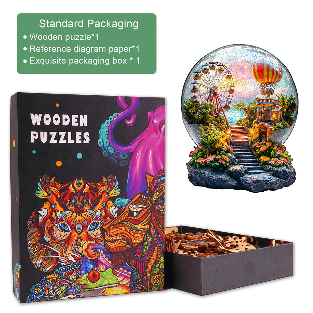 3D Crystal Wonderland  Wooden Jigsaw Puzzle
