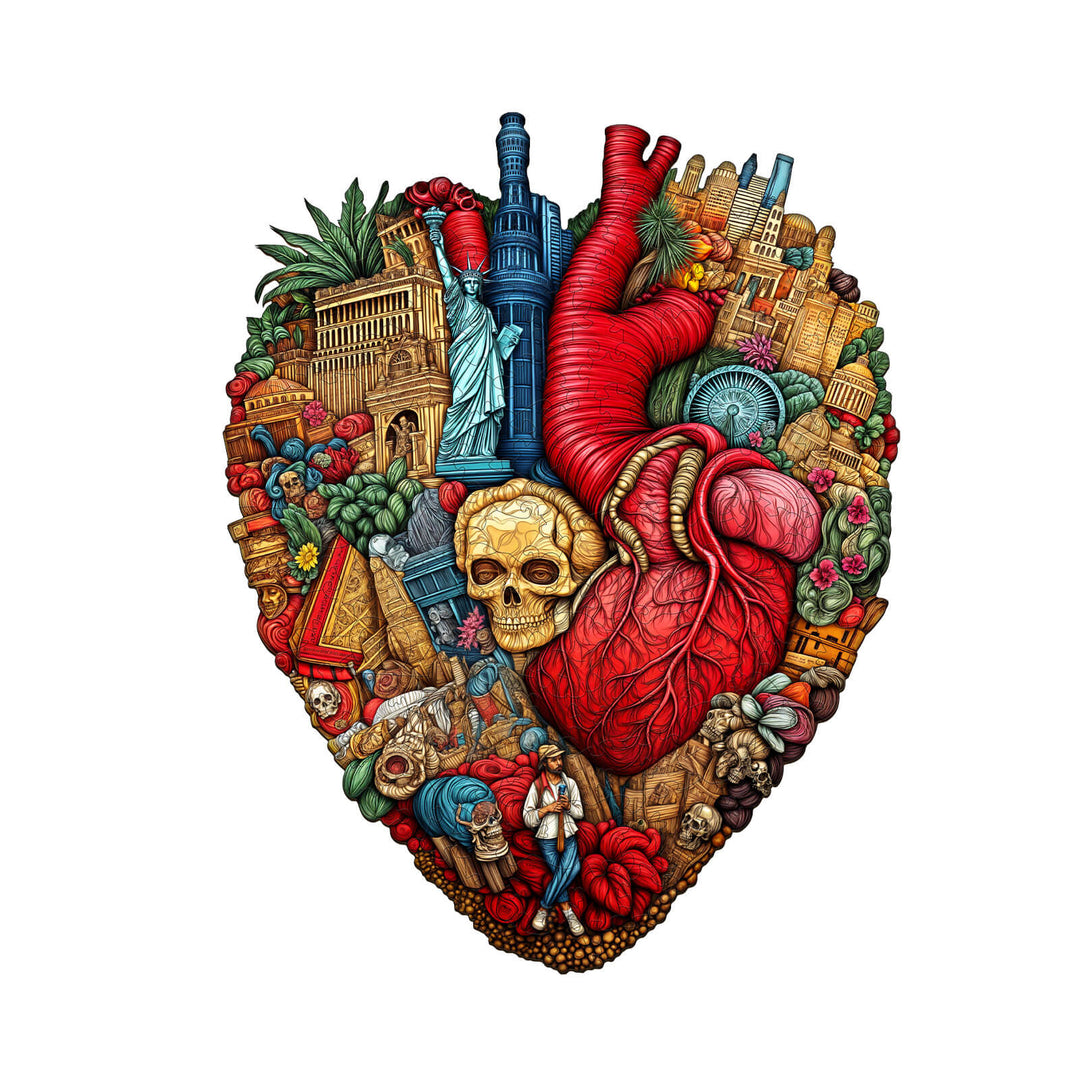 Heart of the City Wooden Jigsaw Puzzle