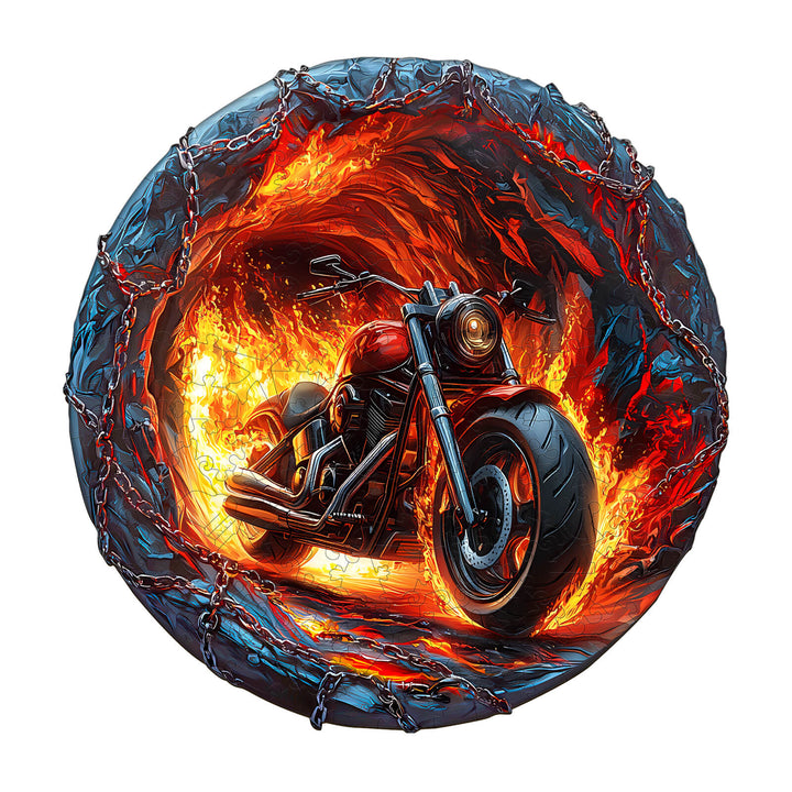 Fiery Escape Wooden Jigsaw Puzzle