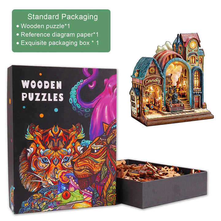 Candy Platform Wooden Jigsaw Puzzle