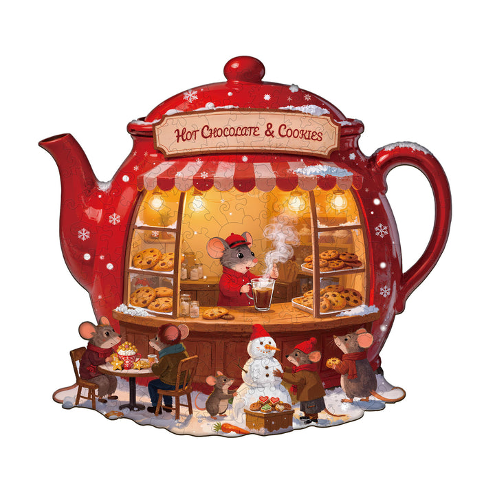 Little Mouse Bakery Wooden Jigsaw Puzzle