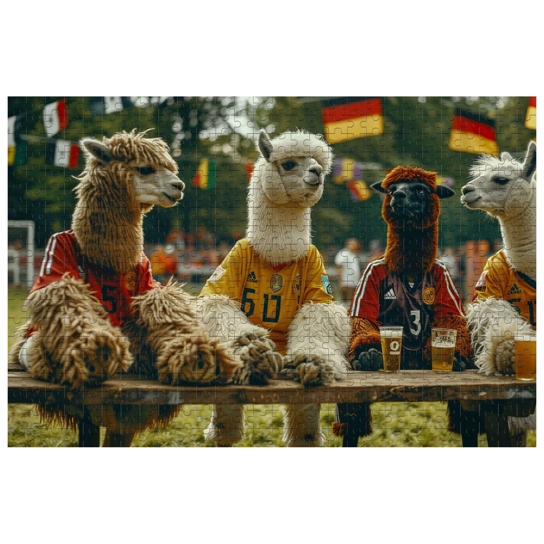 Alpaca Audiences 500 / 1000 Piece Puzzle - By Woodbests