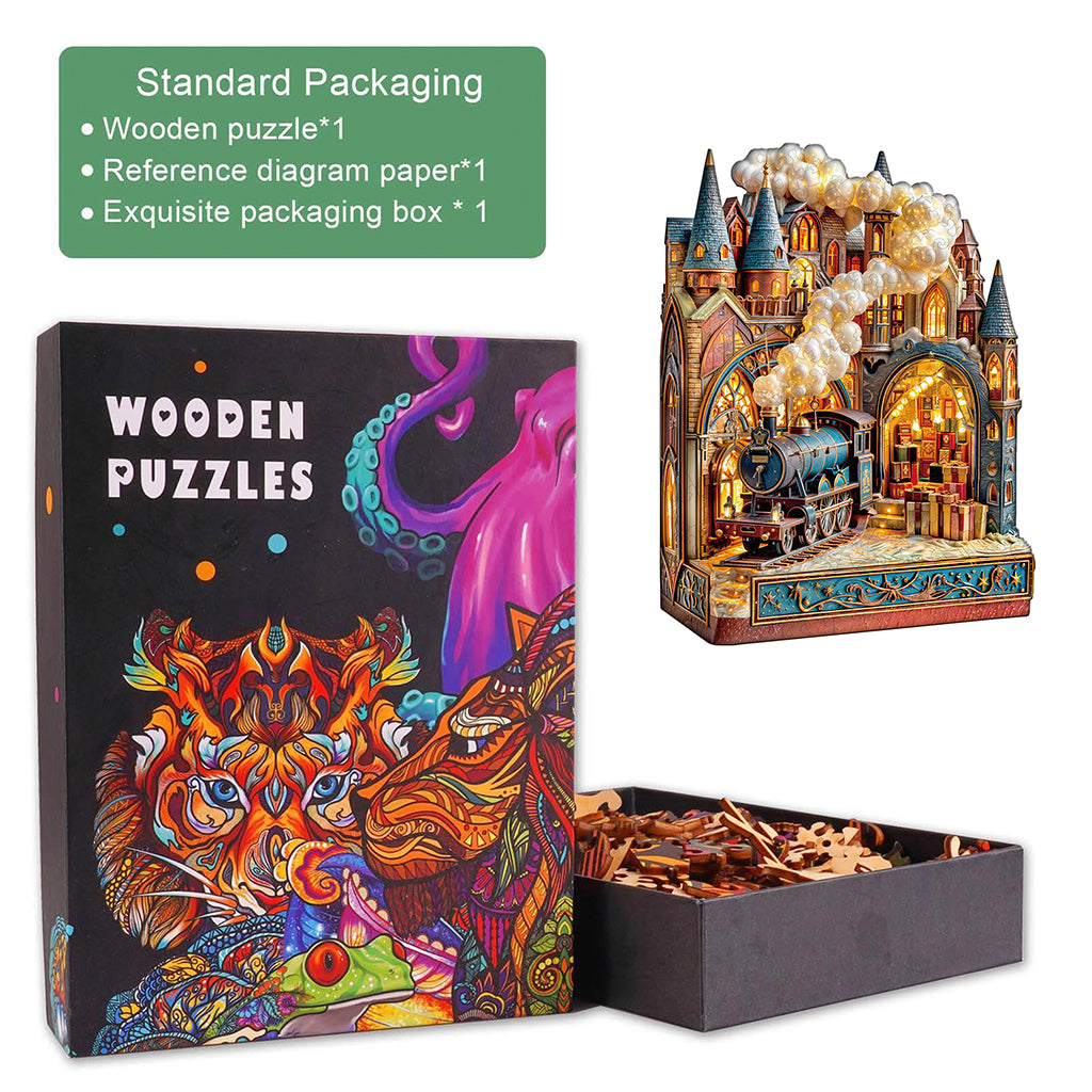 Cloud Platform Wooden Jigsaw Puzzle