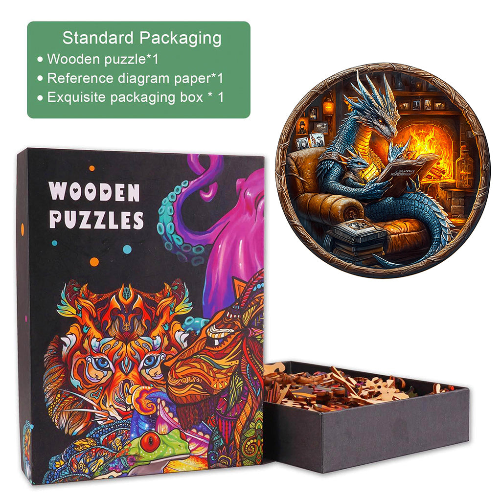 Night Stories Wooden Jigsaw Puzzle