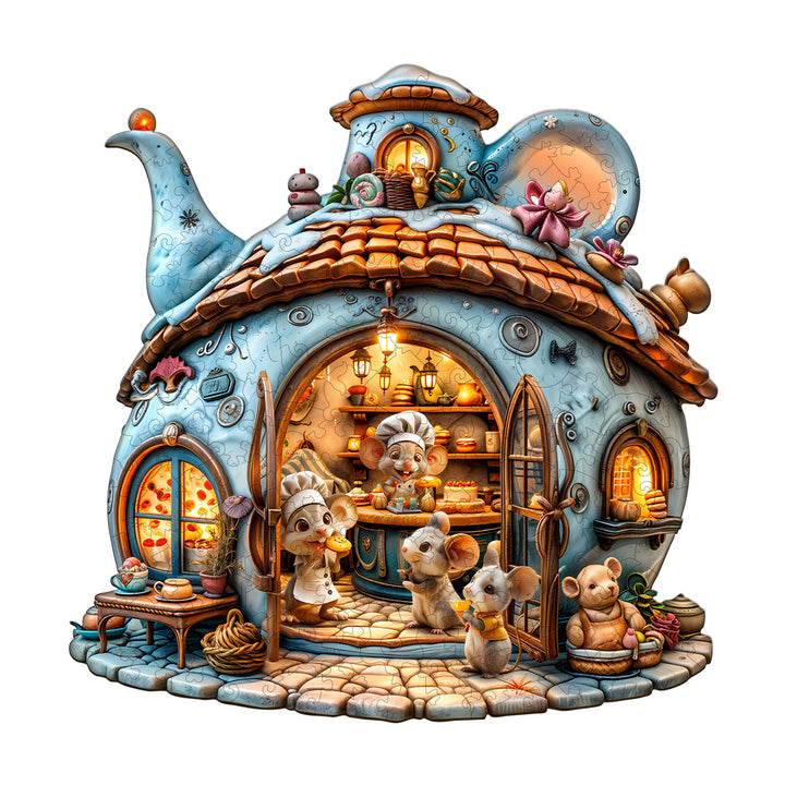 Mouse's Shop Wooden Jigsaw Puzzle