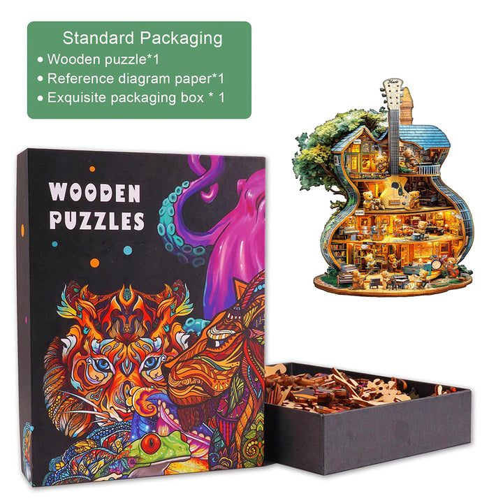 Music House-2 Wooden Jigsaw Puzzle