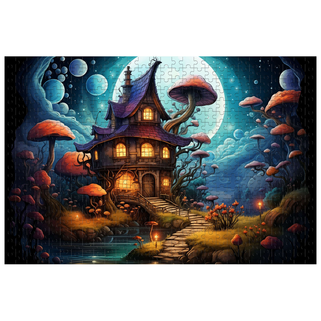 Weird Castle 500 / 1000 Piece Puzzle - Woodbests