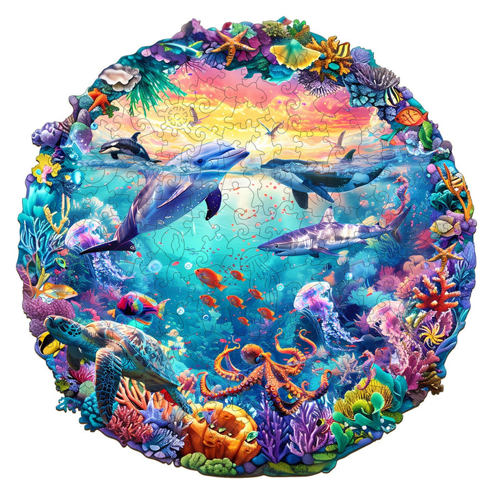 Sea World Wooden Jigsaw Puzzle