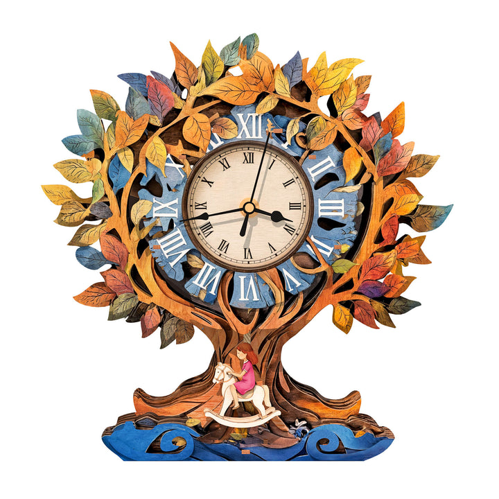 Tree of Life – DIY Wooden Clock, 3D Puzzle Craft Kit