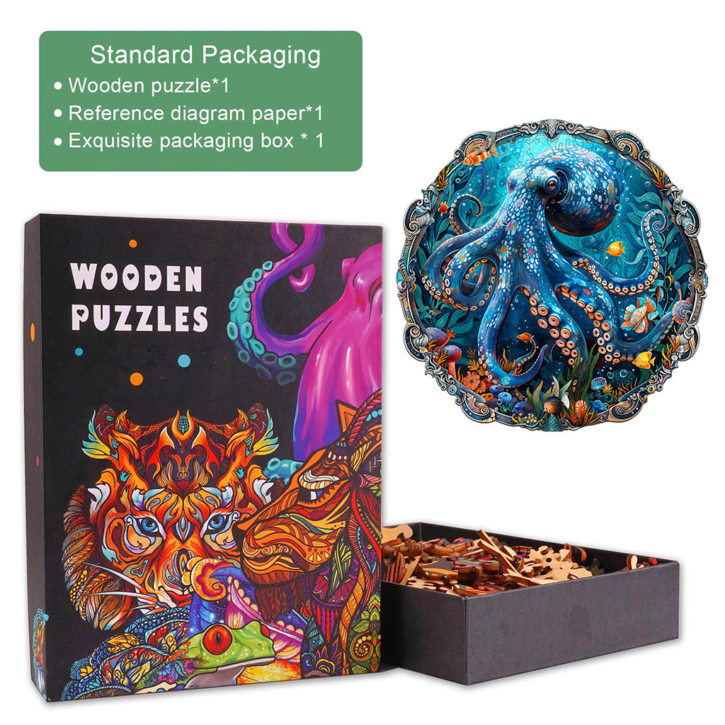 Mystic Tentacles Wooden Jigsaw Puzzle