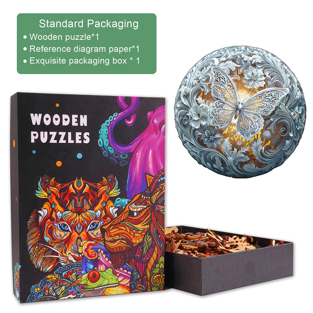 Celestial Wings Wooden Jigsaw Puzzle