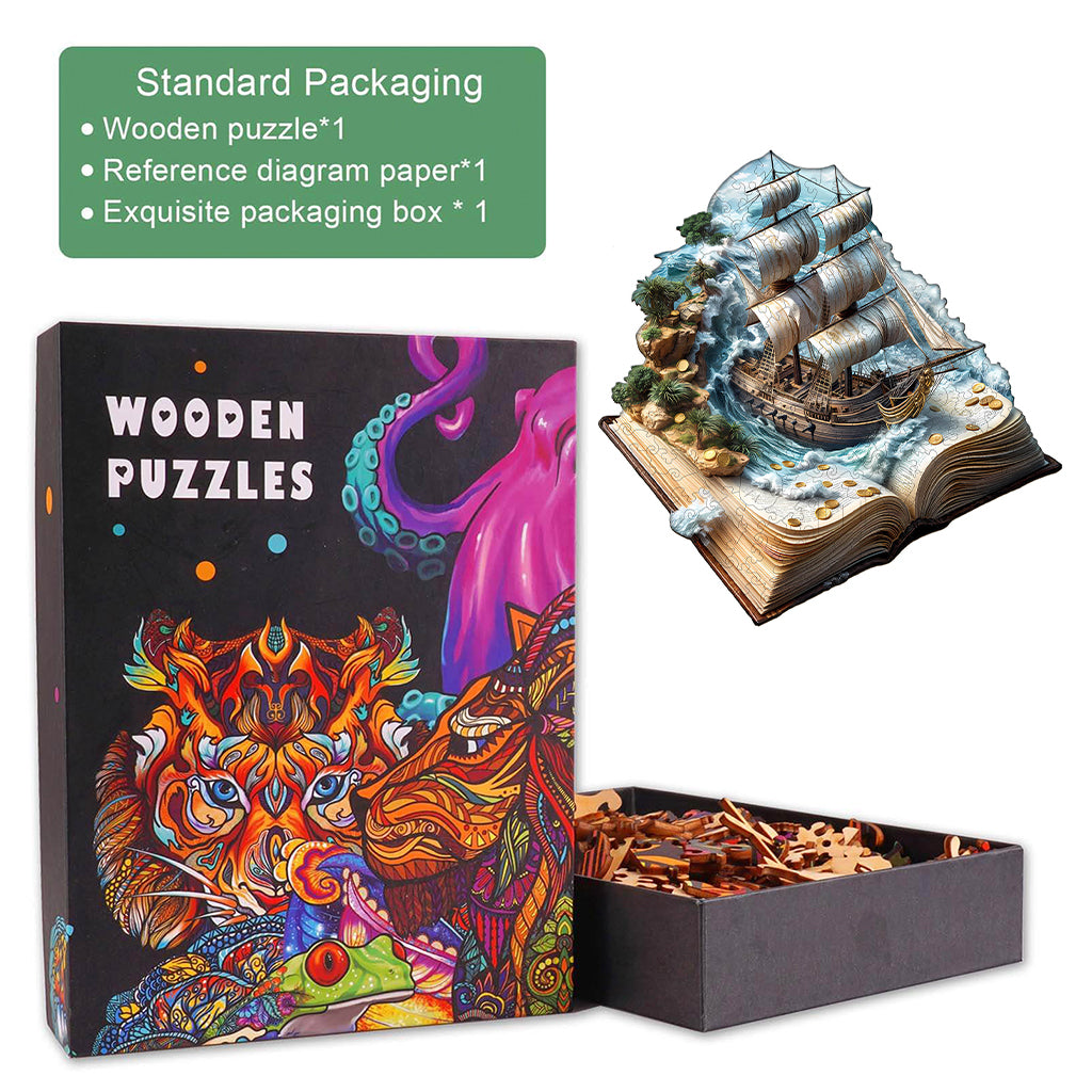 Sailing Adventure Wooden Jigsaw Puzzle