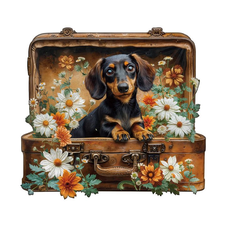 Puppy's Adventure Wooden Jigsaw Puzzle
