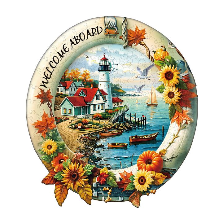 Sunflower Shore Wooden Jigsaw Puzzle