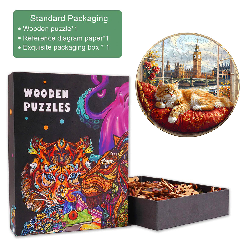 Views of London Wooden Jigsaw Puzzle