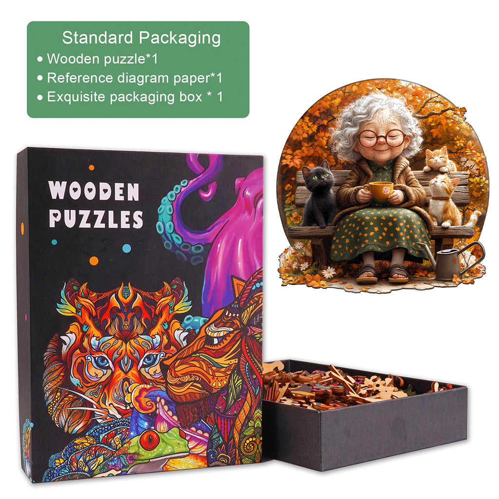 Pleasant afternoon  Wooden Jigsaw Puzzle