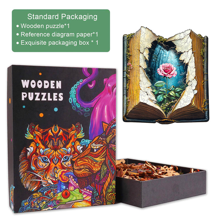 Blooming Story  Wooden Jigsaw Puzzle