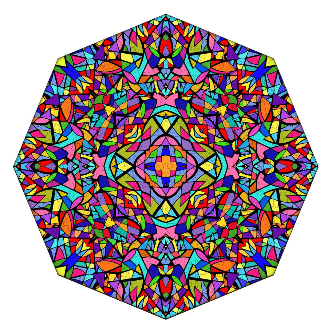 Shattered Prism Mandala - By Artist Lori Anne McKague