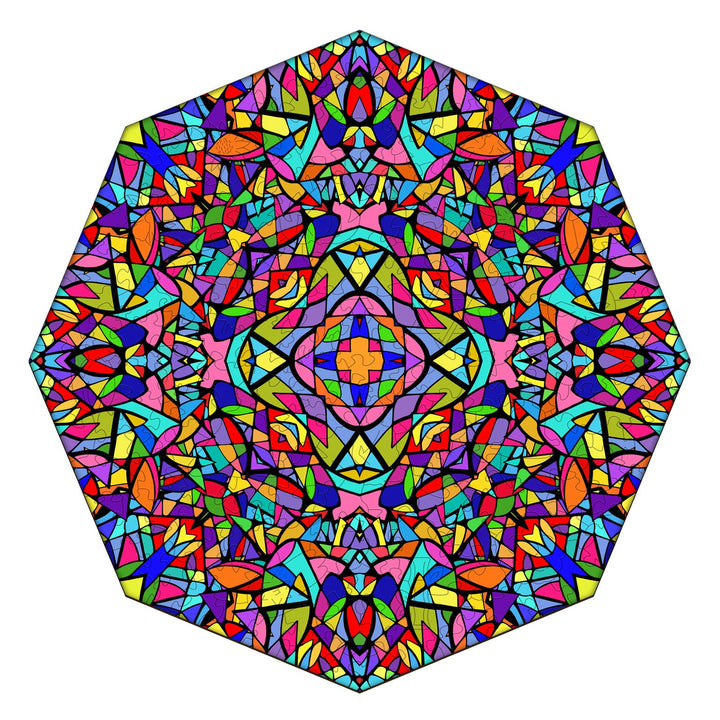Shattered Prism Mandala - By Artist Lori Anne McKague