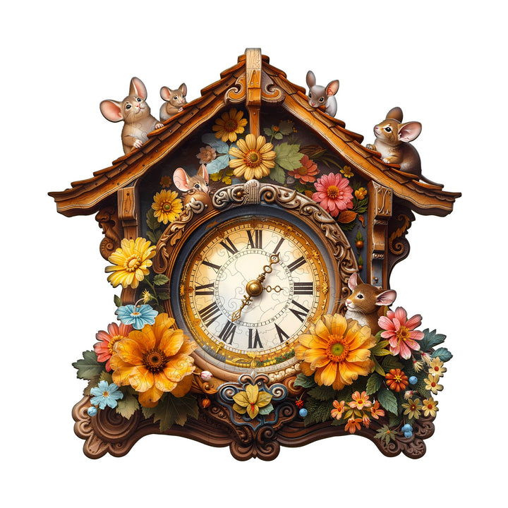 Nature's Clockwork Wooden Jigsaw Puzzle