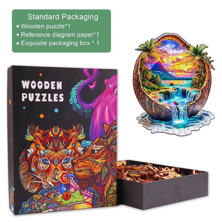 Coconut Dream Wooden Jigsaw Puzzle