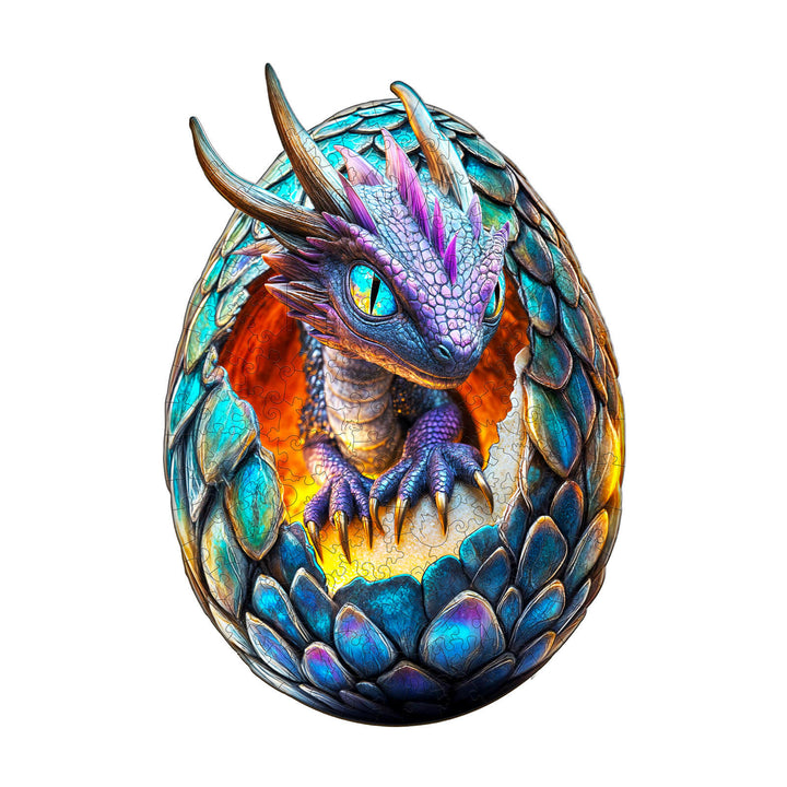 Draconic Rebirth  Wooden Jigsaw Puzzle