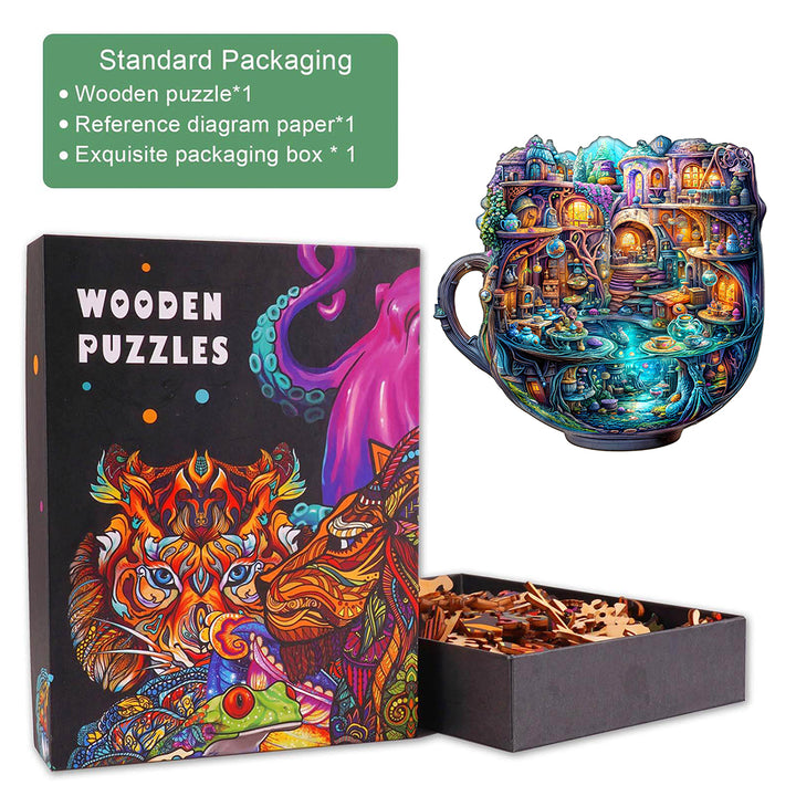 Enchanted Teapot Wooden Jigsaw Puzzle