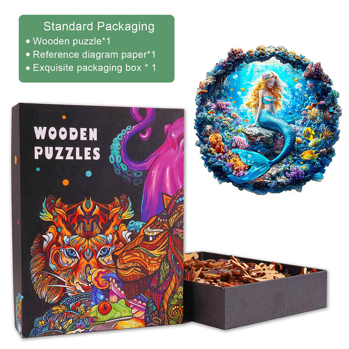 3D Mermaid Wooden Jigsaw Puzzle