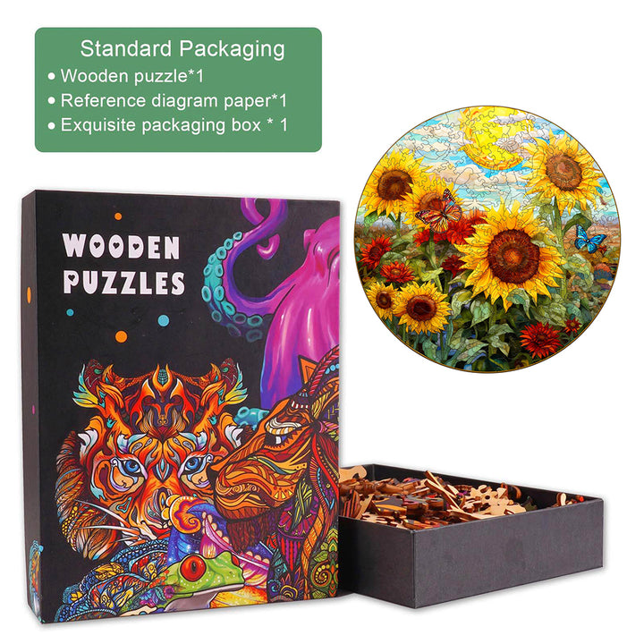 Sunflower Sonata Wooden Jigsaw Puzzle