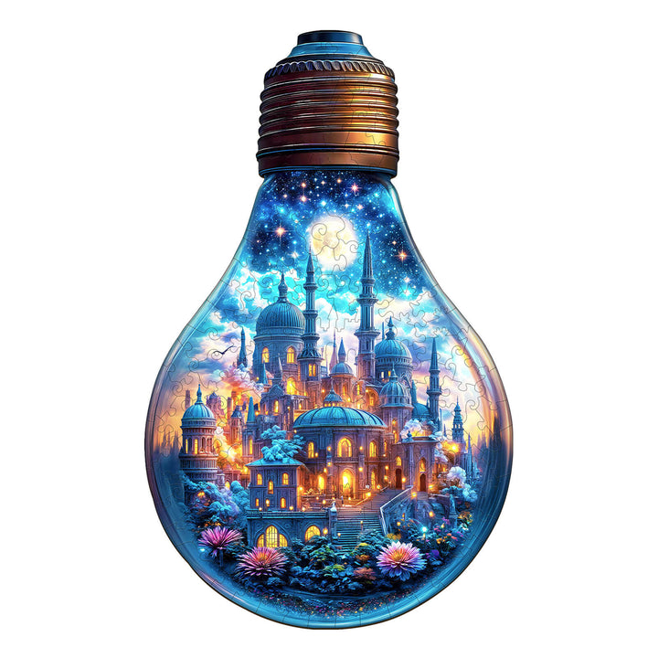 Moonlit Realm Wooden Jigsaw Puzzle