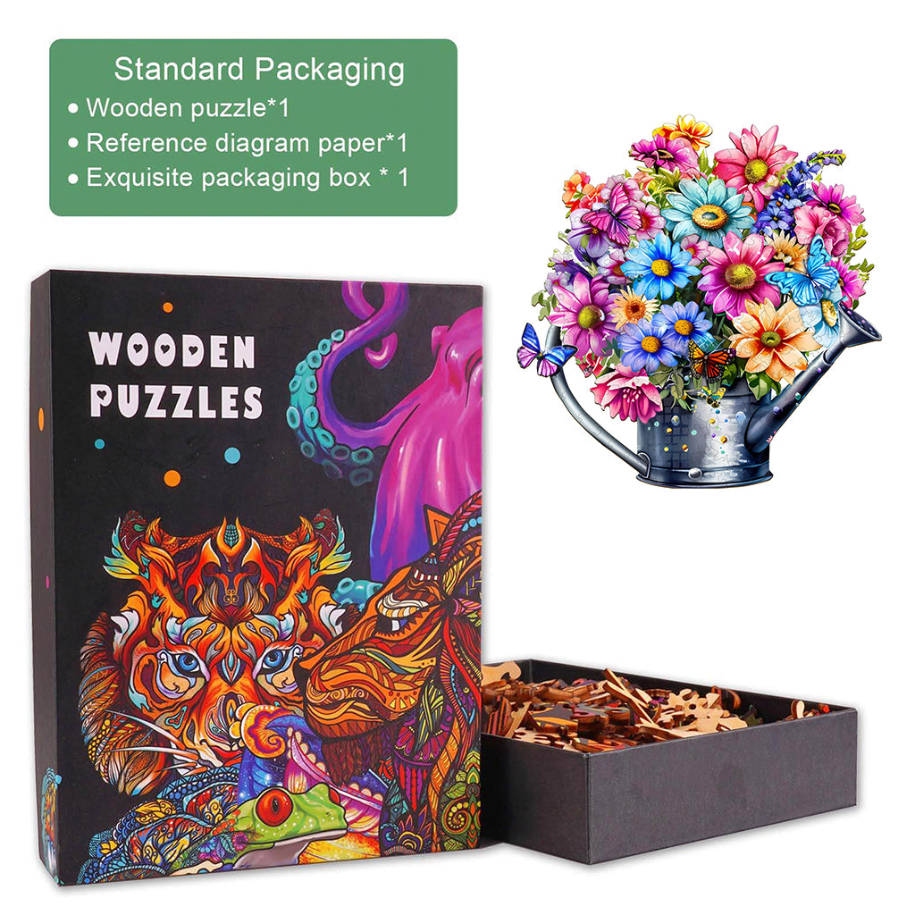 Beautiful Flower Wooden Jigsaw Puzzle