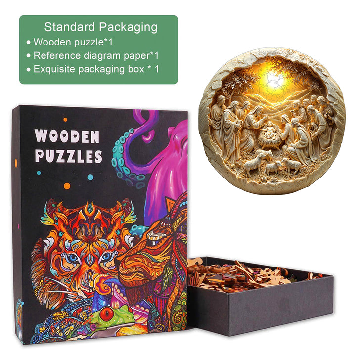 Savior comes Wooden Jigsaw Puzzle
