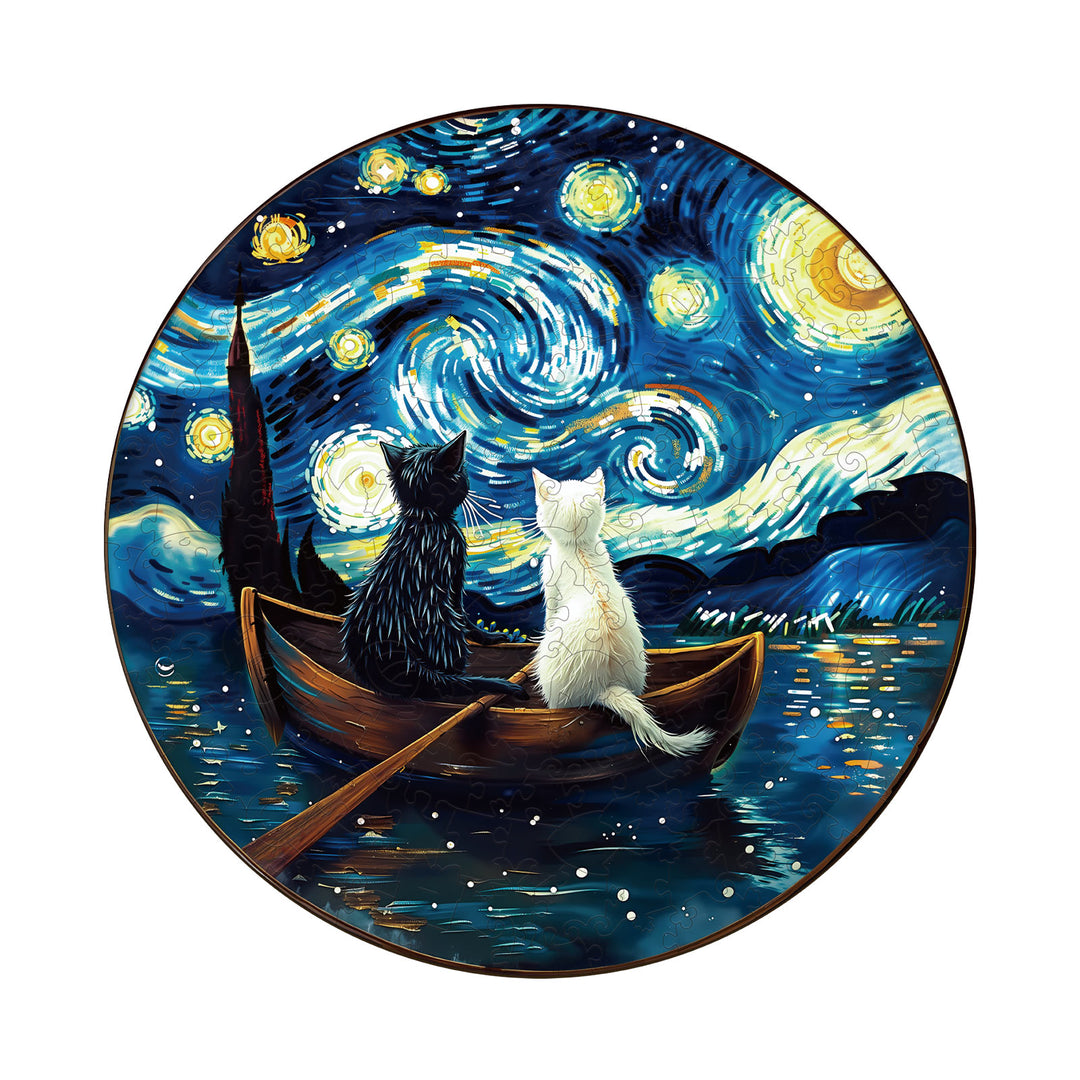 Starry Voyage Wooden Jigsaw Puzzle