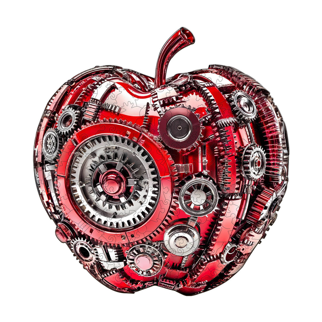 Cyber Apple Wooden Jigsaw Puzzle