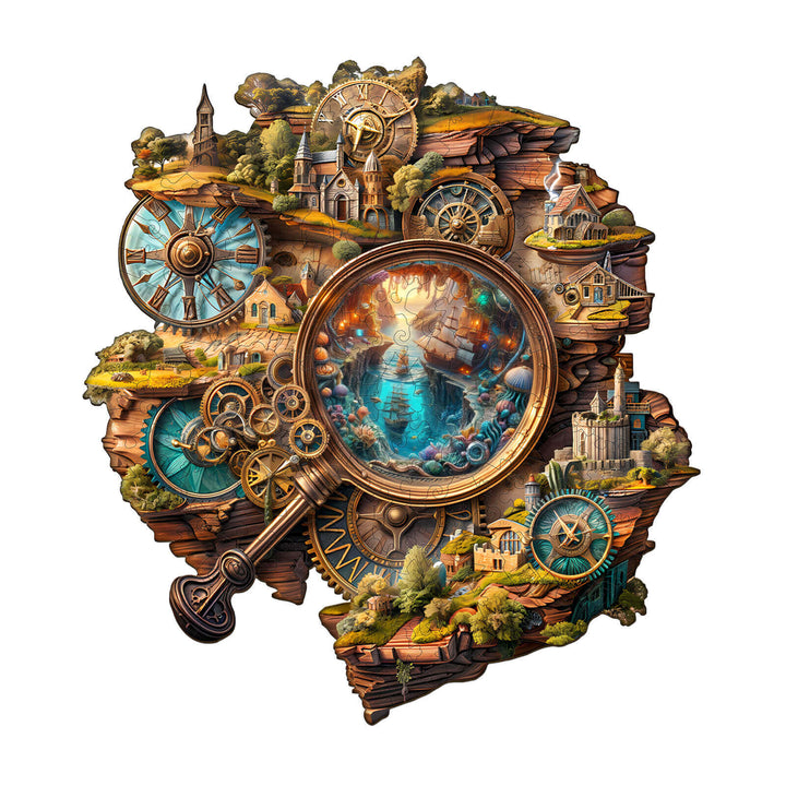 Explorer's World-2 Wooden Jigsaw Puzzle