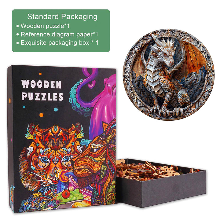 3D Cave Dragon Wooden Jigsaw Puzzle