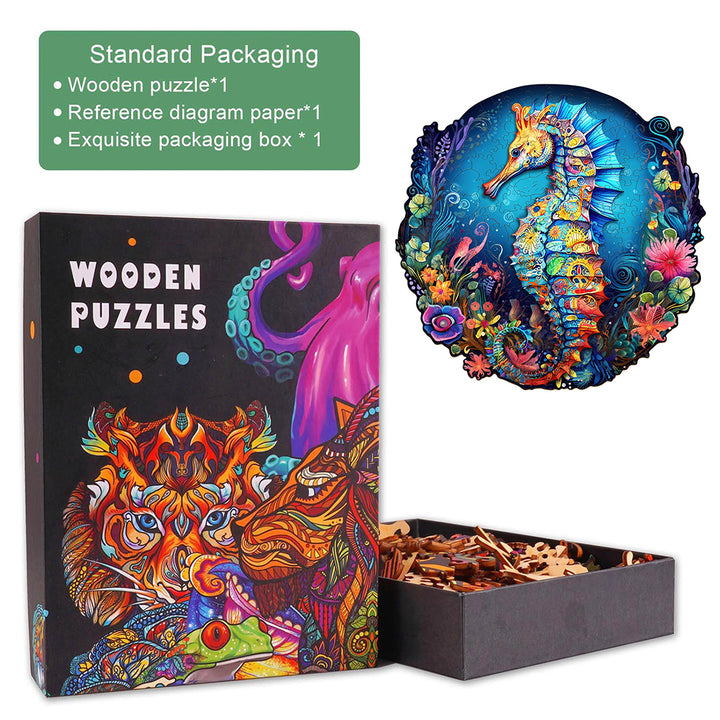 Seahorse 2 Wooden Jigsaw Puzzle