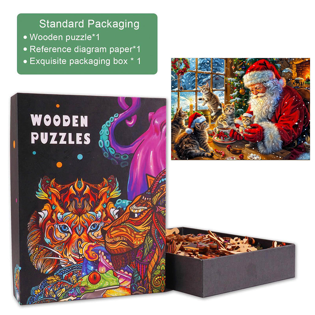 Warm Christmas-2 Wooden Jigsaw Puzzle