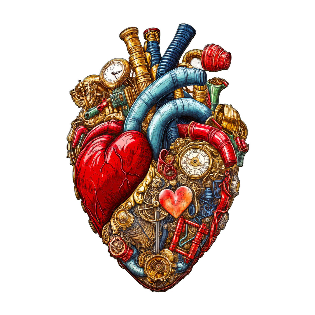 Mechanical Heart-2 Wooden Jigsaw Puzzle