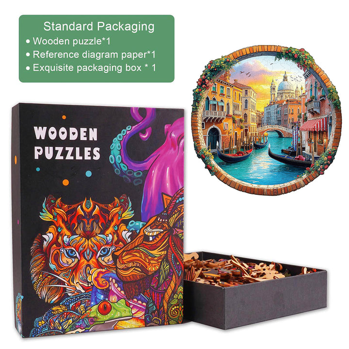 Venice Water City Wooden Jigsaw Puzzle
