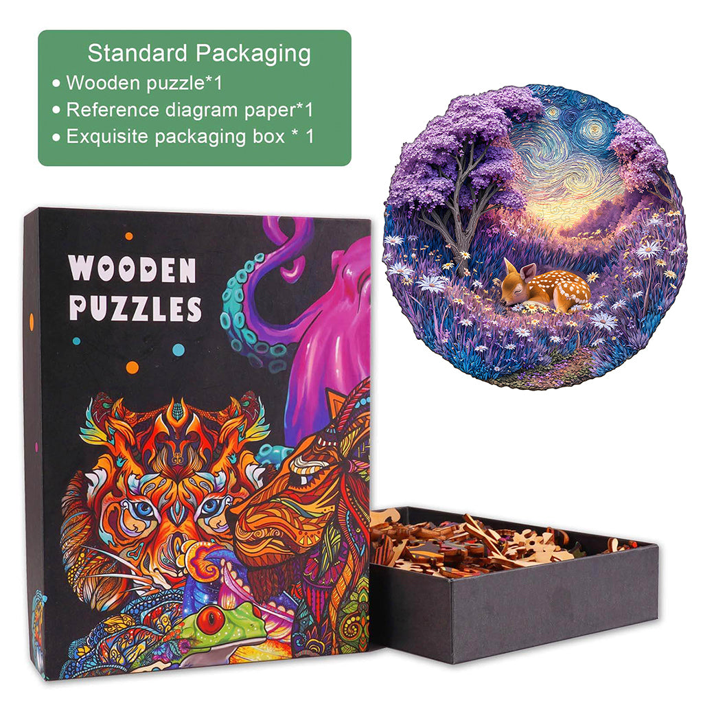 Cute little deer Wooden Jigsaw Puzzle