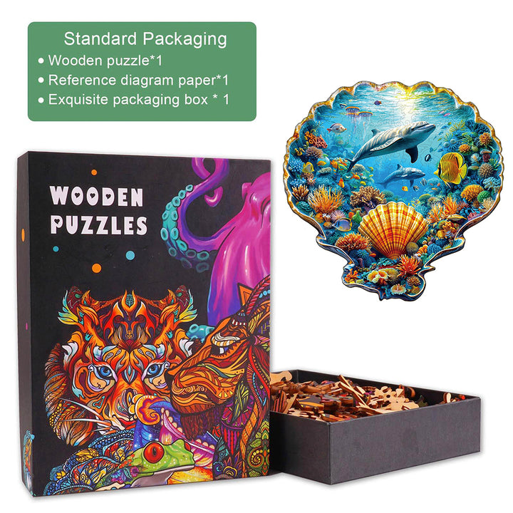 Underwater World - Shells Wooden Jigsaw Puzzle
