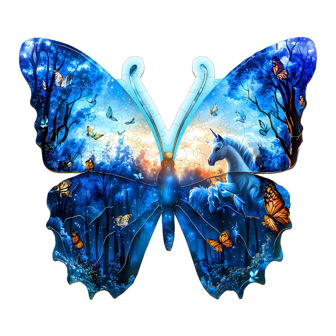 Butterfly Forest Wooden Jigsaw Puzzle - By Woodbests