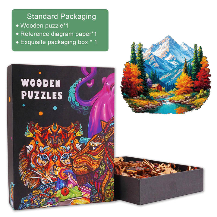Autumn Divide Wooden Jigsaw Puzzle