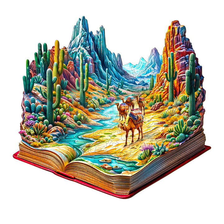 Vibrant Wilderness Wooden Jigsaw Puzzle