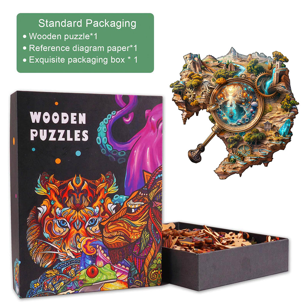 Explorer's World-1 Wooden Jigsaw Puzzle
