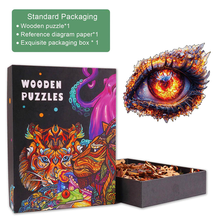 Ember Eye Wooden Jigsaw Puzzle