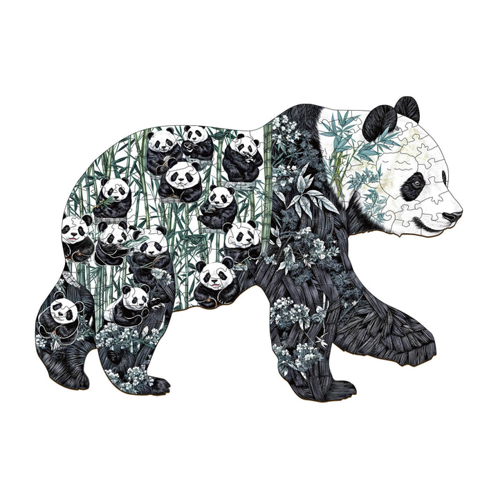 Panda Paradise Wooden Jigsaw Puzzle